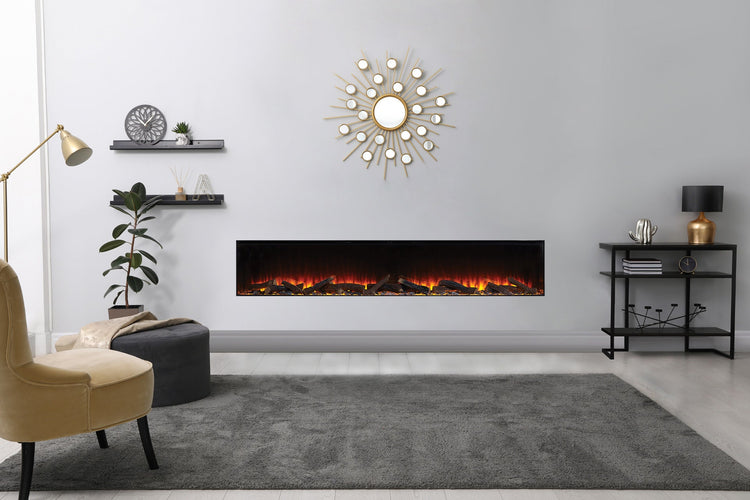 Front - Klassische Eleganz. Das Feuer im Mittelpunkt.